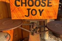 Choose Joy Sign
