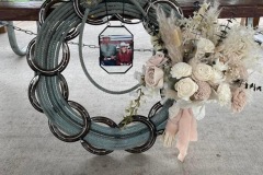 Wreath with Horseshoes, Customized