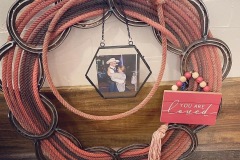 Wreath with Horseshoes, Picture Frame