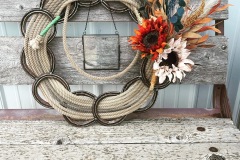 Wreath with Horseshoes, Picture Frame