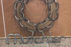 Wreath with Horseshoes, Last Name