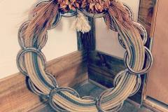 Wreath with Horseshoes, Decorated