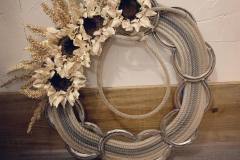 Wreath with Horseshoes, Decorated